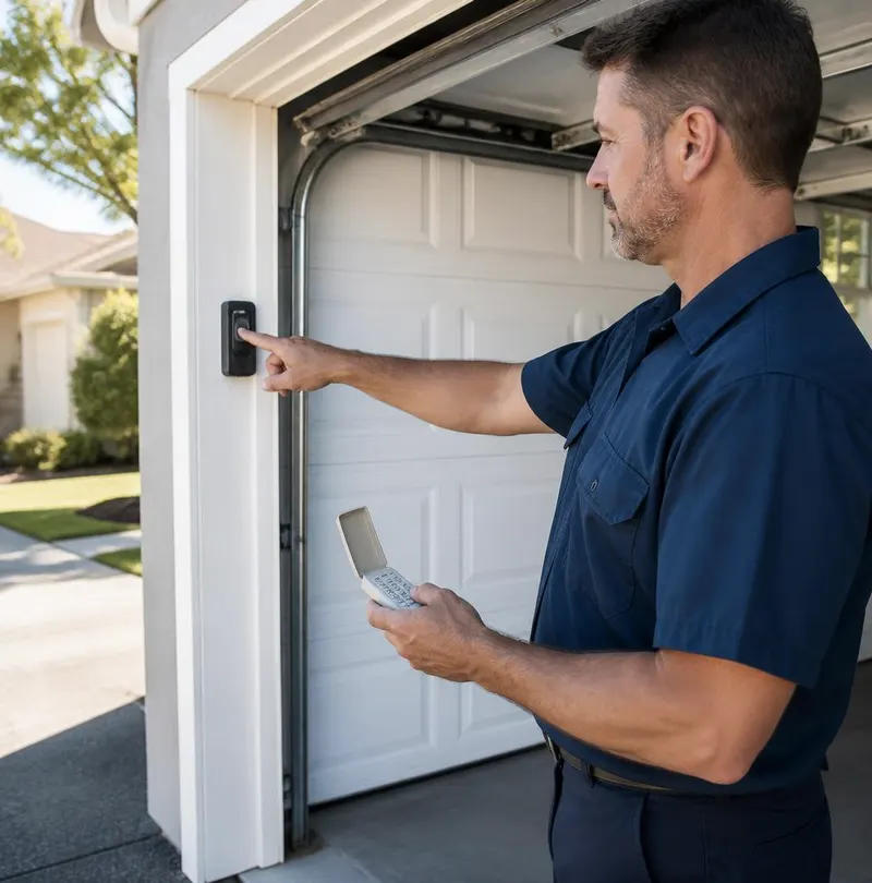 Off Track Door Repair in Durant